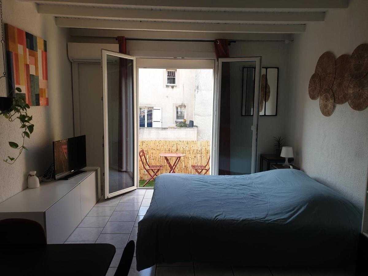 Studio Tout Confort Centre Ville - Balcon, Clim, Tv, Wifi Мазан Экстерьер фото